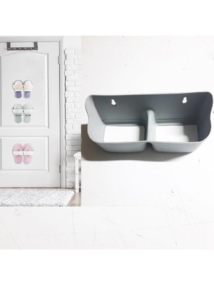 Kaia Life 3 Adet Banyo Terlik Tutucu - Kapı Arkası Pratik Raf - Terlik Tutucu