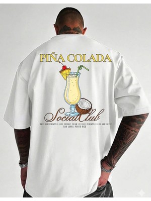 Etoile Studio Pina Colada - Oversize Tişört | Unisex Tişört | Rahat Kesim Etiole Studio