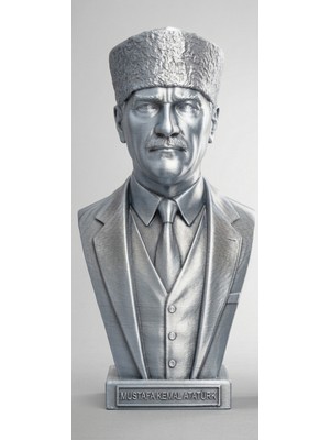 TSC Gazi Mustafa Kemal Büstü Dekoratif 15 cm Atatürk Heykeli Anlamlı Biblo Hediyelik