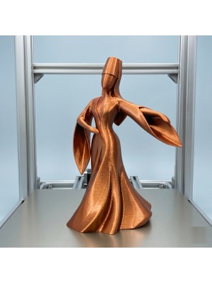 TSC 15 cm Sağlam ve Dayanıklı 3D Baskı Hediyelik Kafkas Adige Çerkes Büst ve Heykel