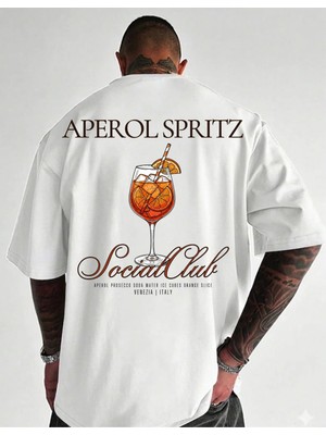 Etoile Studio Aperol Spritz - Oversize Tişört | Unisex Tişört | Rahat Kesim Etiole Studio