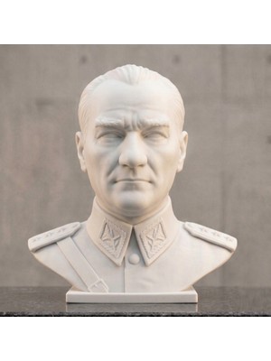 TSC Kaliteli Üretim Şık Tasarım Dekoratif 15 cm Atatürk Büstü Ofis Çalışma Masası Hediyelik