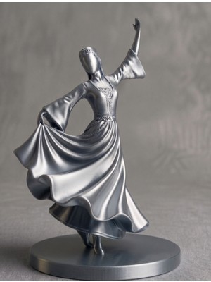 TSC 15 cm  Özel Hediyelik Kafkas Adige Çerkes 3D Dekoratif Figür Biblo
