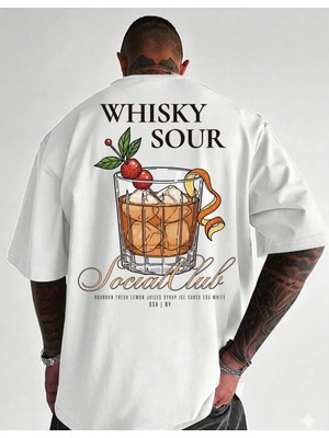 Etoile Studio Whisky Sour - Oversize Tişört | Unisex Tişört | Rahat Kesim Etiole Studio