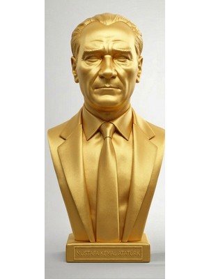 TSC Masaüstünüzü Güzelleştirecek Dekoratif 15 cm Atatürk Heykeli 3D Tasarım Hediyelik