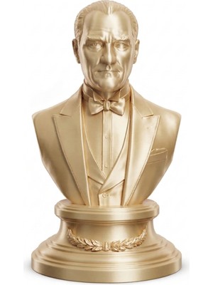 TSC Iş Hediyesi ve Terfi Tebriği Için 15 cm Atatürk Heykeli Dekoratif Ofis Masaüstü Hediyelik