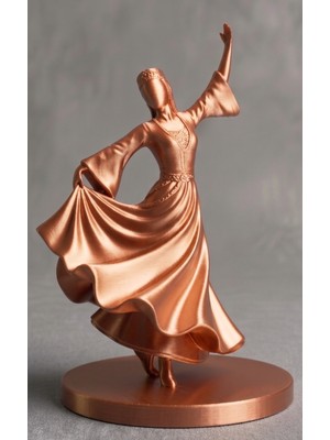 TSC 15 cm Premium Segment Özel Üretim Hediyelik Kafkas Adige Çerkes 3D Baskı Biblo