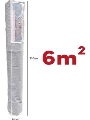 Kaia Life Pencereli Halı Hurcu Toz Geçirmez Sağlam Dayanıklı Hurç Organizer 4m²