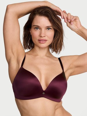 Very Sexy So Obsessed Pürüzsüz Balensiz Push-Up Sütyen - Mürdüm