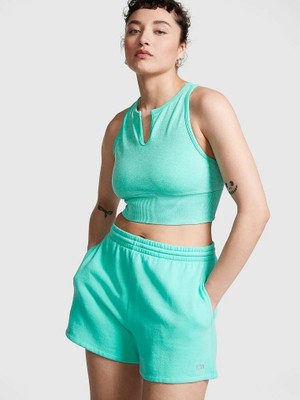 Pink Seamless Dekolte Yaka Sporcu Sütyeni - Camgöbeği