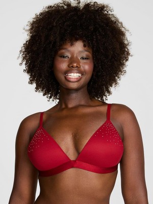 Pink Wink Wink Push-Up Üçgen Bralet - Parlak Kırmızı