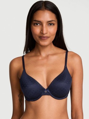 Body By Victoria Lightly Lined Full-Coverage Bra - Açık Lacivert