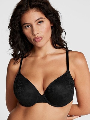 Pink Wear Everywhere Push-Up Sütyen - Saf Siyah