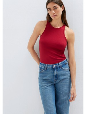 Mavi Halter Yaka Kırmızı Atlet 1613912-70391