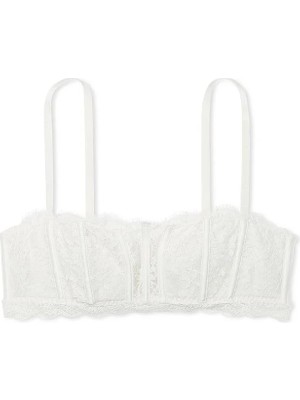 Dream Angels Dantelli Hafif Dolgu Destekli Bandeau - Hindistan Cevizi Beyazı