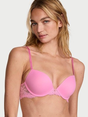 Dream Angels Pürüzsüz Dantelli Push-Up Sütyen - Toz Pembe