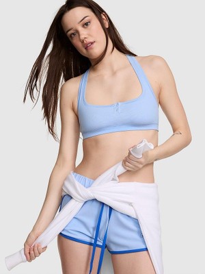 Pink Pamuklu Desteksiz Sırtı Açık Bralet - Mavi Dans