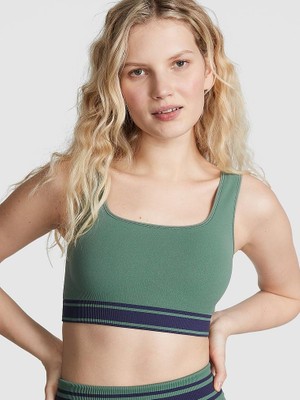 Pink Pınk Flip It Seamless Çift Taraflı Sporcu Sütyeni - Taze Orman