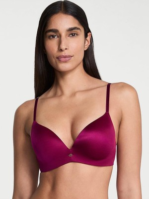 Very Sexy So Obsessed Pürüzsüz Balensiz Push-Up Sütyen - Bordo