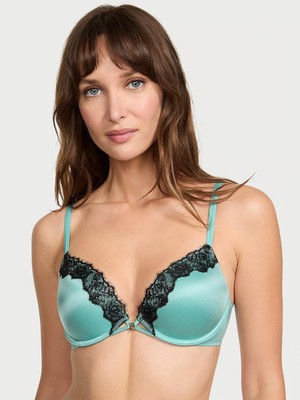 Very Sexy Pürüzsüz Dantelli Push-Up Sütyen - Turkuaz