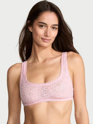 Victoria's Secret Sexy Tee Dantelli Scoop Bralet - Açık Pembe
