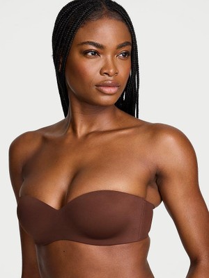 Victoria's Secret Bare Hafif Dolgu Destekli Kalp Şeklinde Straplez Sütyen - Ganaj