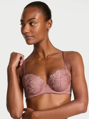 Dream Angels Vintage Blossom Işlemeli Hafif Destekli Demi Sütyen - Nostaljik Pembe