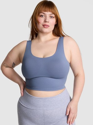 Pink Relay Longline Sporcu Sütyeni - Lila