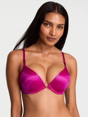 Very Sexy Bombshell 2 Beden Büyük Gösteren Smooth Push-Up Sütyen - Mor