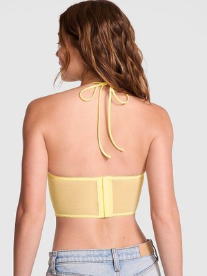 Pink Bralettes & Bra Tops Wink Halter Büstiyer - (Tek Renk)