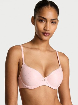 Body By Victoria Hafif Dolgu Destekli Demi Sütyen - Melek Pembesi