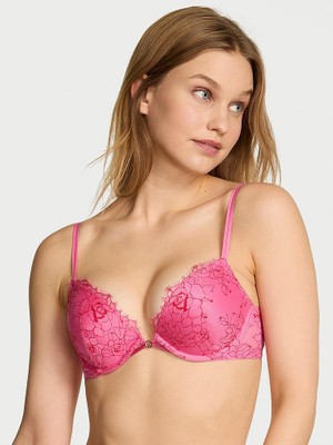 Very Sexy Gül Dantelli Push-Up Sütyen - Gül Bahçesi