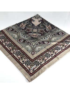 Miray Nevada Büyük Boy Organik Pamuk Eşarp - 120 x 120 - 06452-07