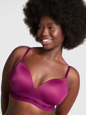 Pink Wear Everywhere Balensiz Push-Up Sütyen - Canlı Eflatun