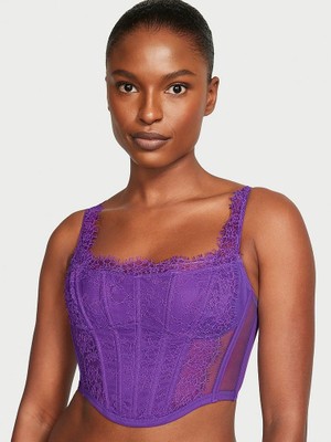 Dream Angels Dantelli Korse Büstiyer - Menekşe