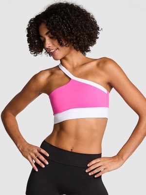 Pink Relay Tek Omuzlu Sporcu Sütyeni - Dedikodu Pembesi