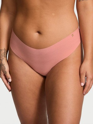 No-Show Lazer Kesim Tanga - Pembe