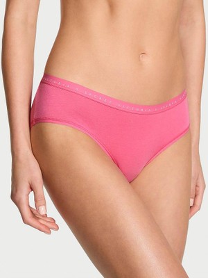 Victoria's Secret Esnek Pamuklu Hiphugger Külot - Gül Pembesi