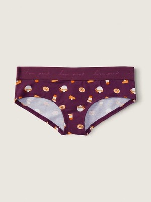 Pink Logo Hipster Külot - Koyu Kestane Sıcacık Sonbahar