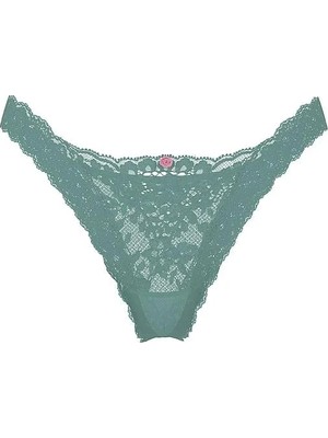 Dream Angels Dantelli Brazilian Külot - Kutup Yeşili