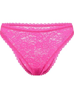 The Lacie Dantelli 90'lar Tarzı Külot - Neon Pembe