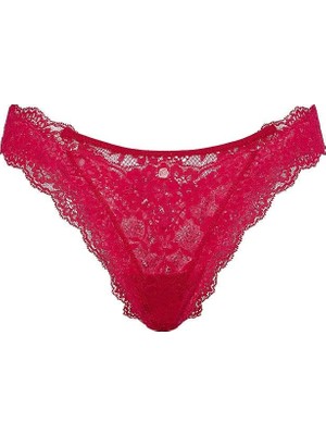 Dream Angels Dantelli Brazilian Külot - (Tek Renk)