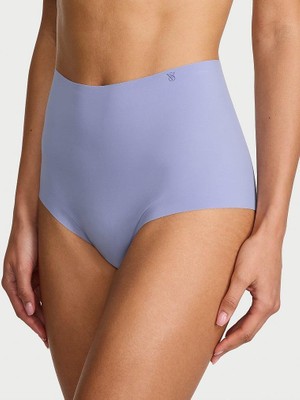 No-Show Lazer Kesim Modern Brief Külot - Bebek Mavisi