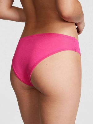 Pink Pamuklu Cheeky Külot - Büyülü Pembe / Işıltılı Kiraz