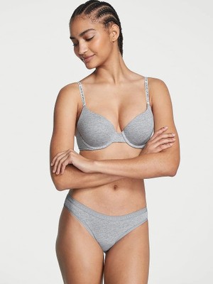 Victoria's Secret Esnek Pamuklu Derin Bacak Kesimli Brief Külot - Tatlı Pralin