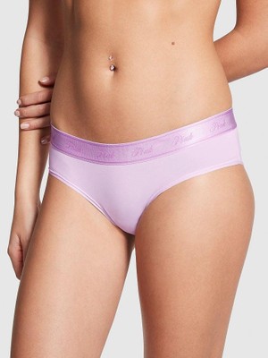 Pink Mikro Logolu Hiphugger Külot - Pastel Lila