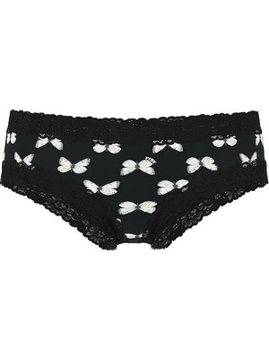Pink Wink Dantelli Cheeky Külot - (Tek Renk)
