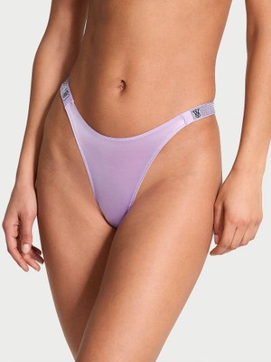 Very Sexy Işıltılı Askılı Brazilian Külot - (Tek Renk)