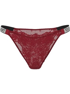 Very Sexy Işıltılı Askılı Brazilian Külot - (Tek Renk)