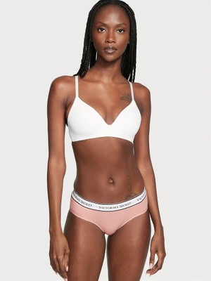 Victoria's Secret Pamuklu Logolu Hiphugger Külot - (Tek Renk)